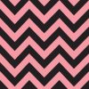 Pink on Black Chevron